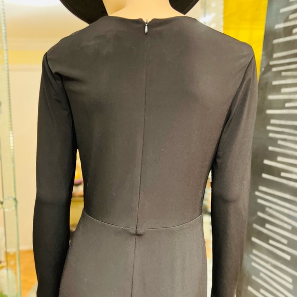 Blumarine Made in Italy Black V Neck Size 48 EU - Picture 9 of 14